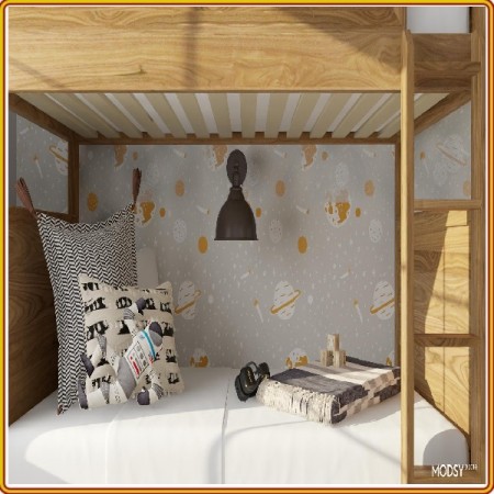 YC06 - 130 Low Bunk Bed : Giường 2 Tầng + Hàng Mẫu Xuất Khẩu - Trên 1m / Dưới 1m